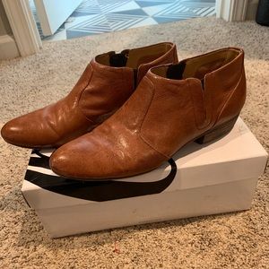 Nine West Brown Estonian ankle boot
